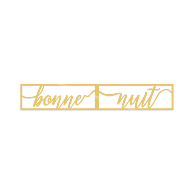 Wall Decor on Metal, Gold
