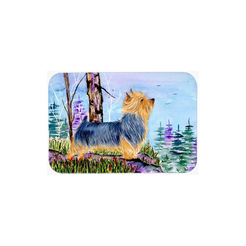 Planche à découper en verre east urban home norwich terrier