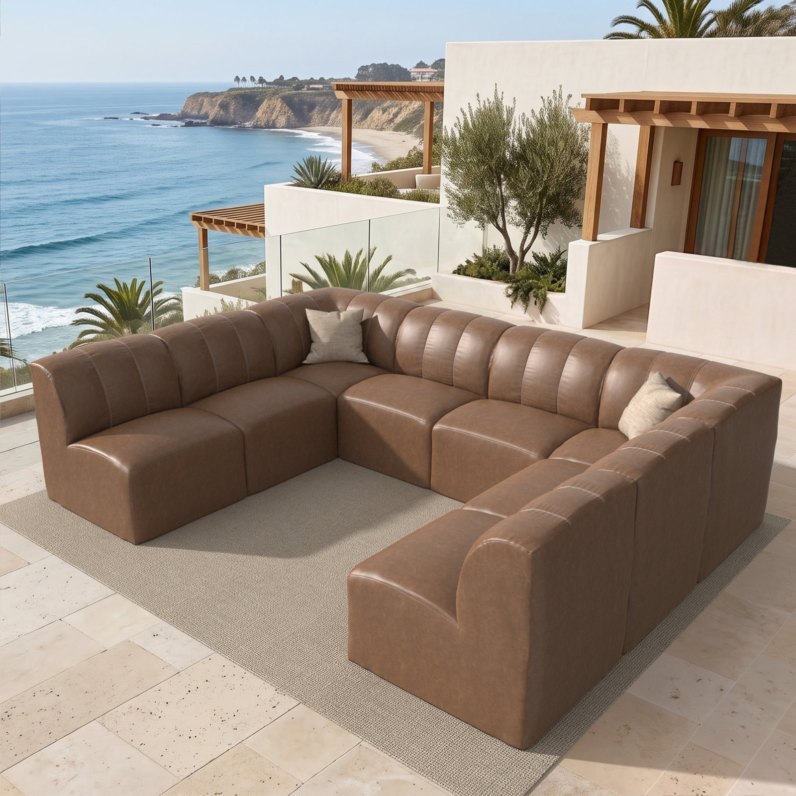 Praia 124" Patio Sectional