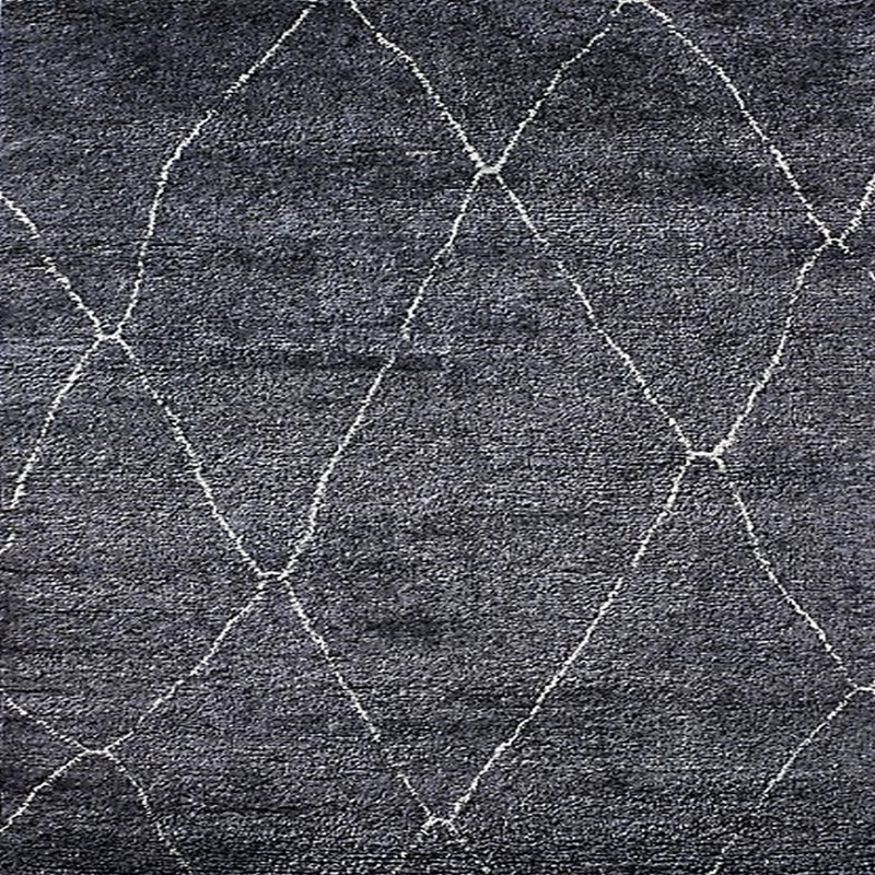Tapis noir Boughton, Carré 5 pi