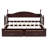 Wooden Extendable Daybed with Trundle and Two Storage Drawers