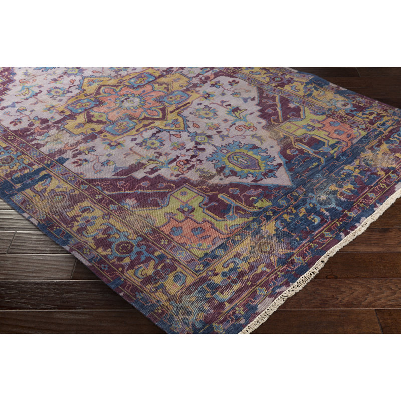 Festival Wool Oriental Area Rug, Rectangle 9' x 13'