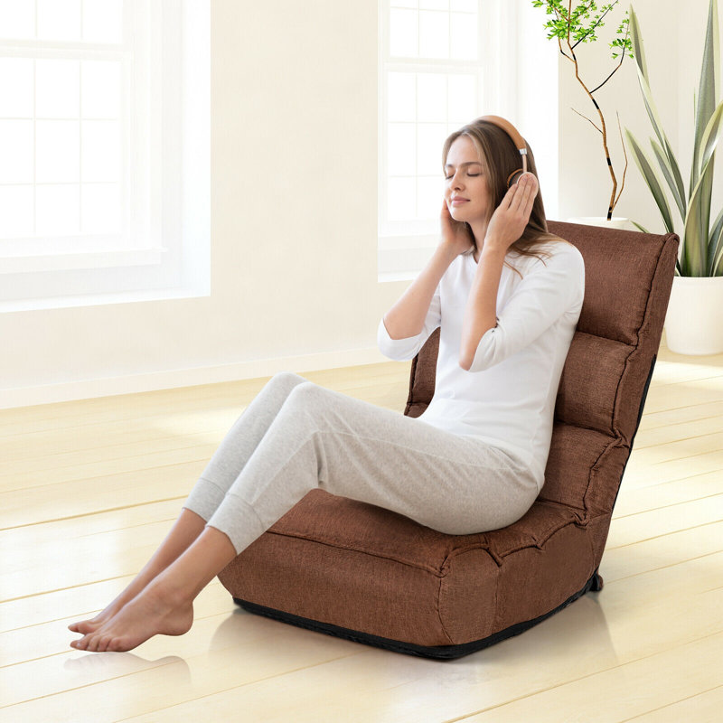 Kohr Twin 60cm Upholstered Futon Chair, Coffee