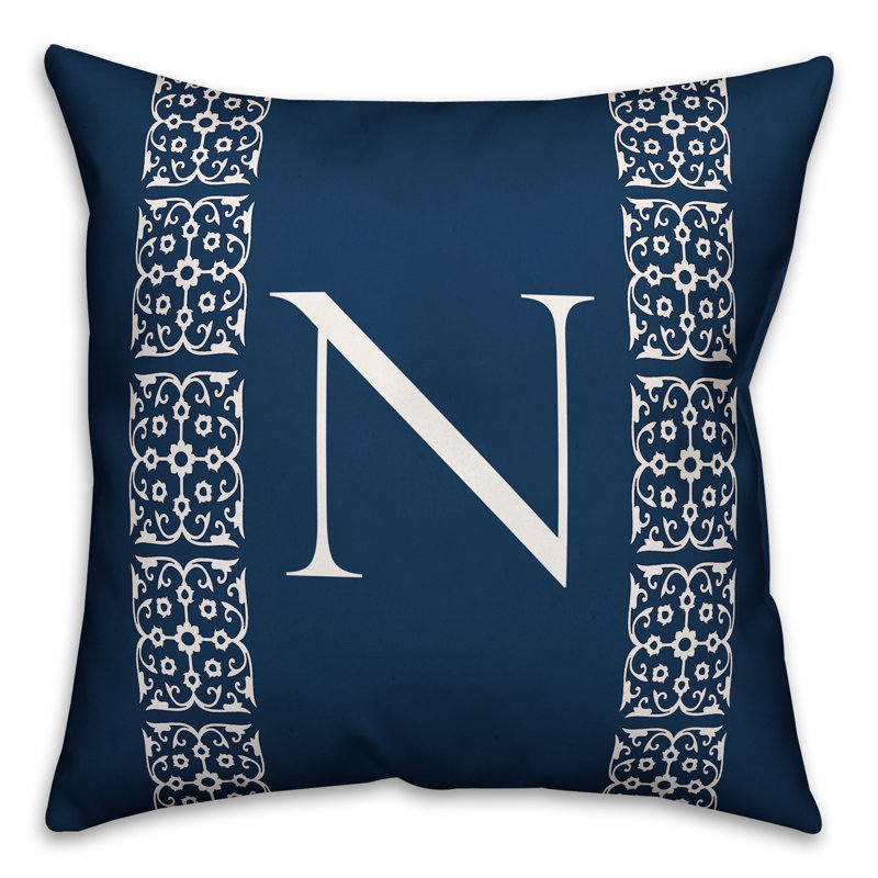 Reversible Throw Pillow, N