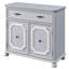 Armoire décorative grise