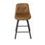 Tabouret de comptoir pivotant 26 po avec siège en similicuir-1962001908