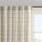Anaheim Natural Woven Plaid Room Darkening Thermal Fleece Lined Single 50x108" Curtain Panel-1913132085-1995939110