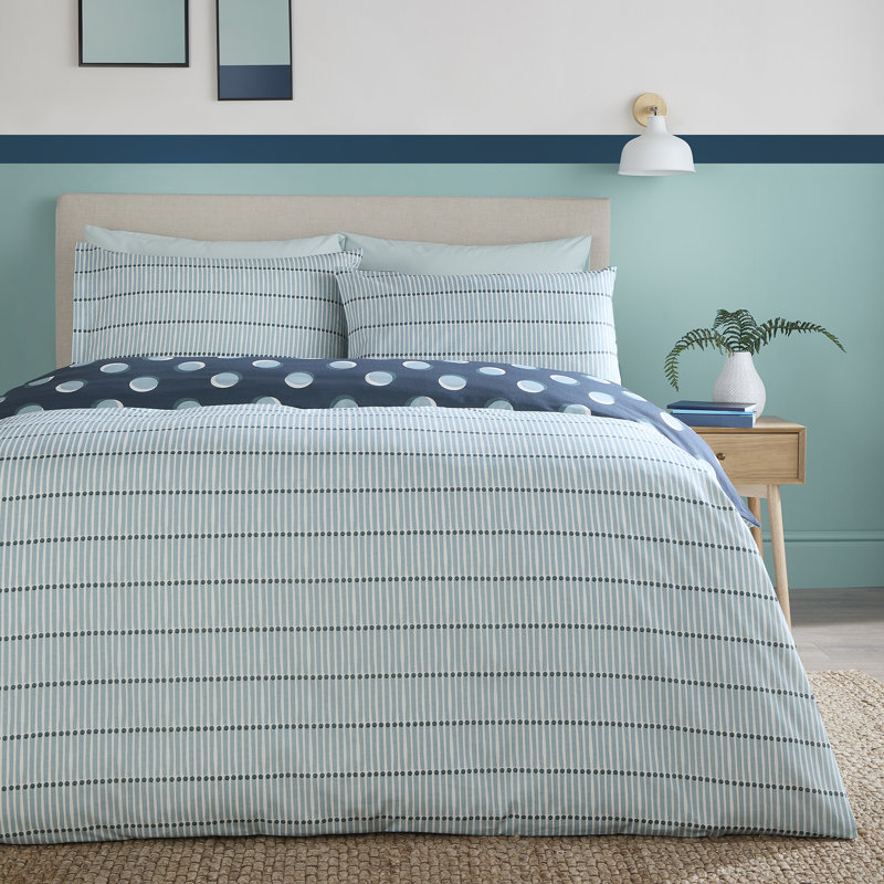 Polka Spot Bedding, Double Bed (200 x 200 cm)