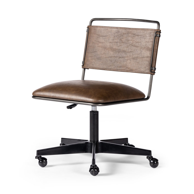 Wharton Swivel Task Chair, Brown