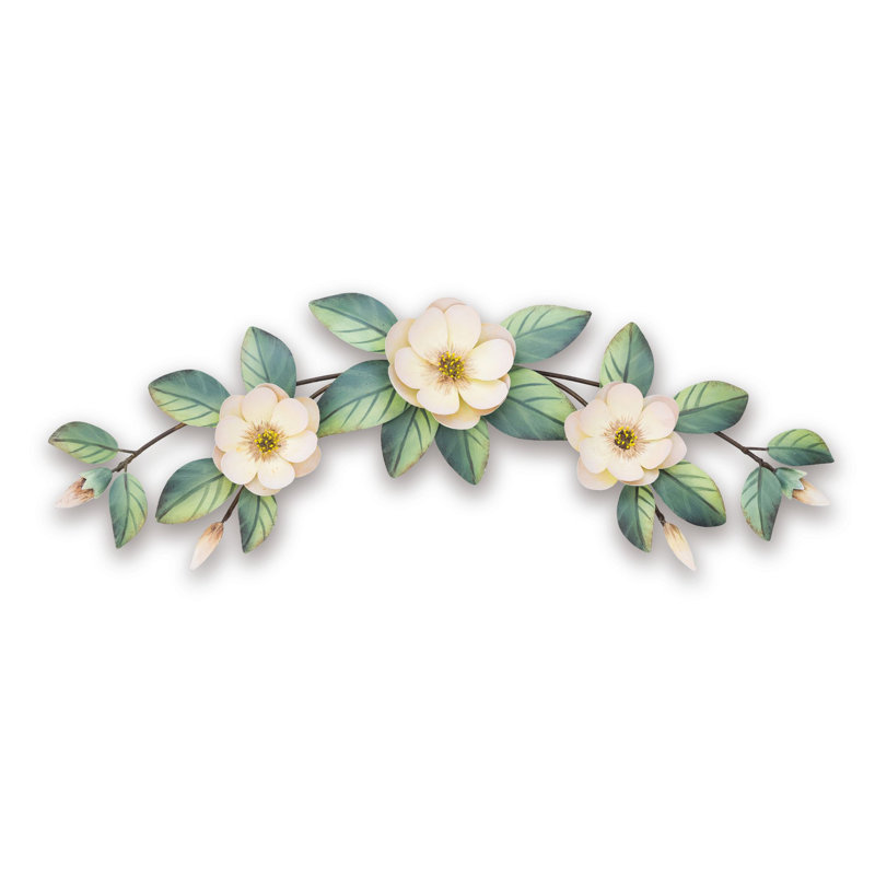 Handmade Farmhouse Plants & Flowers Wall Decor on Metal