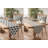 Black Lotus Flower Reversible Cotton Table Runner 14" X 72" With Tassel - Rustic Double-Sided Table Cover