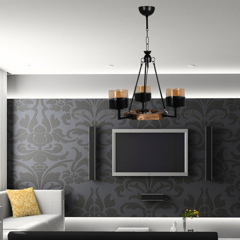 Fennell 3 - Light Shaded Chandelier