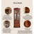 Fan Shaped Corner Wine Cabinet with Double Doors