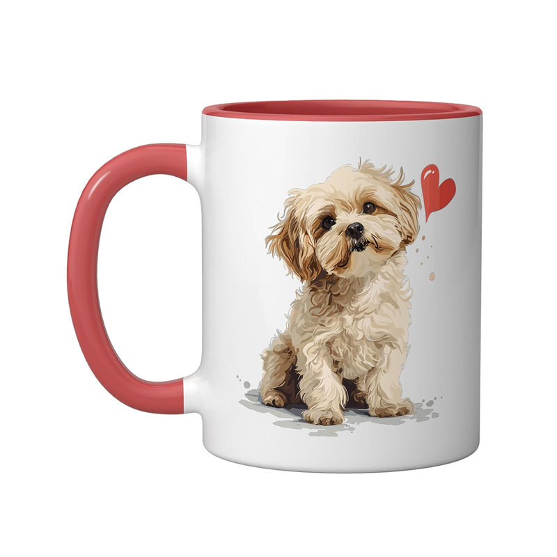 Ceramic Coffee Mug, Red
