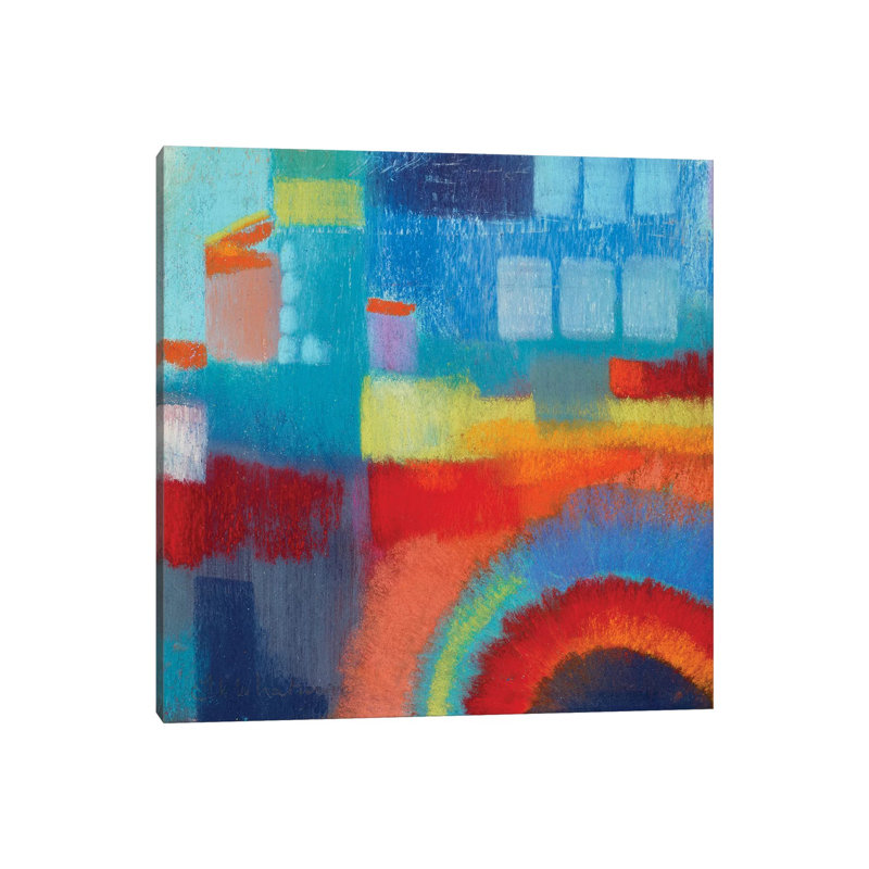 Cityscape Bridge 1 Piece Wrapped Canvas Wall Art, 66.04 cm H x 66.04 cm W x 1.91 cm D