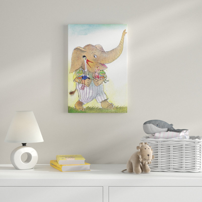 Animals Canvas Art, 60" H x 40" W