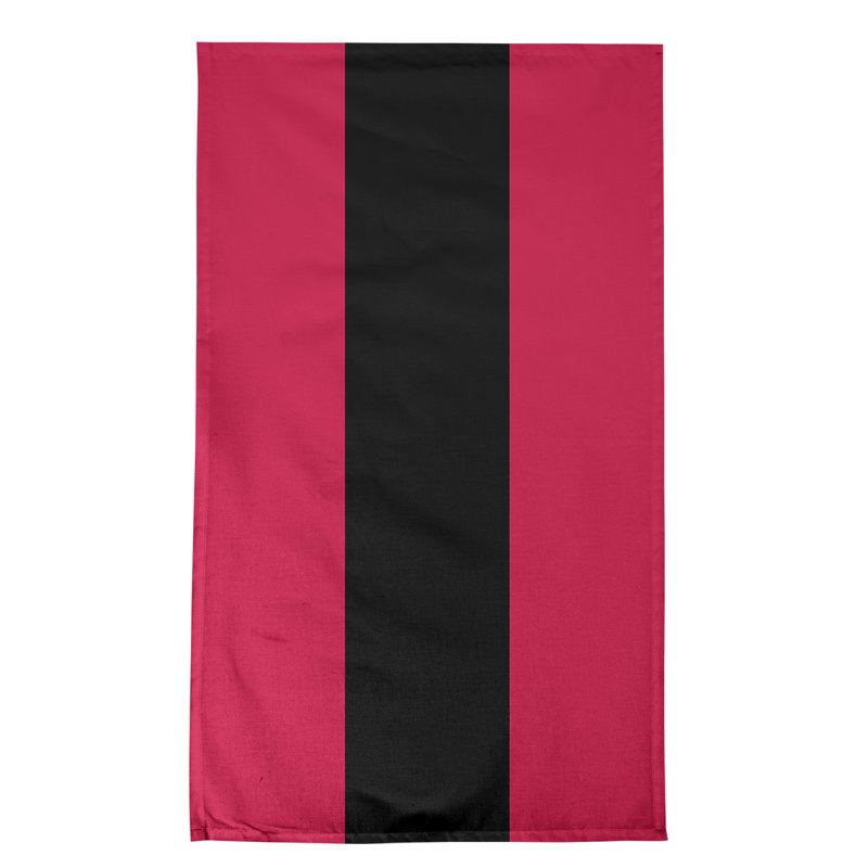 Serviette de thé à rayures pour équipe de football baltimore retour, Red/Black/Red Chicago Basketball, Cotton Blend