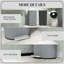 30 Liter Grey Metal Kitchen Pedal Bin with Soft Close Lid, Fingerprint Resistant Surface and Removable Inner Bucket
