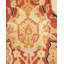 Tapis unique ivoire / sable / rouge noué à la main Sannon 8 pi x 10 pi 2 po