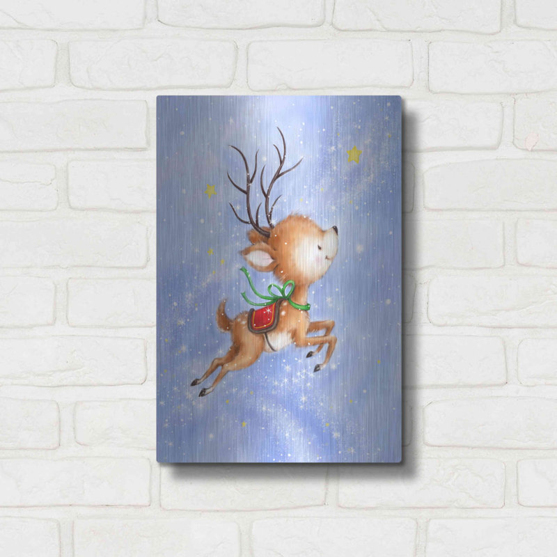 «Flying Rudolph» par Makiko, H 16 po x l 12 po