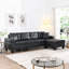 Canapé modulaire en P avec coussins décoratifs et porte-gobelet Poco-2031152698