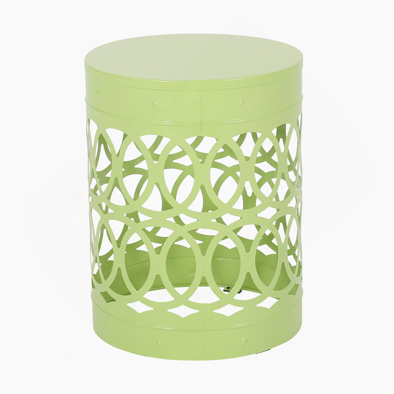 Table de bout en métal - Grand, Vert