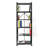 Origami Foldable 6-Shelf Classic Stamped Steel Bookcase-16202750