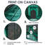 Monochromes vert, noir, pont, croisement, chemin II - art mural-1973591356-1973591345