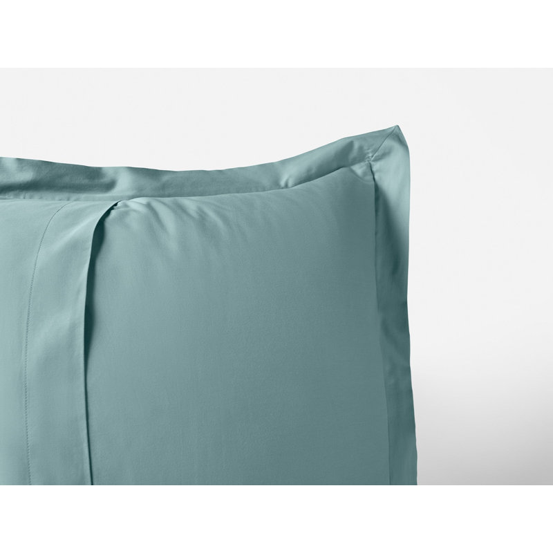 Cloud Soft Sateen Sateen Standard Sham Set, Euro, Pacific Blue