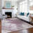 Machine Washable Indoor/Outdoor Chantille ACN2396 Abstract Rug-1372048233