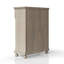 Commode 5 tiroirs gris antique
