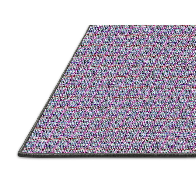 Tapis de zone mauve à motifs, Rectangle 2 pi x 3 pi