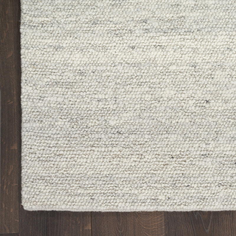 Nourison Alanna Farmhouse Indoor Rug, Rectangle 7'9'' x 9'7'', Light Gray