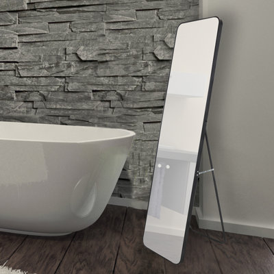 Metal Flat Floor Mirror