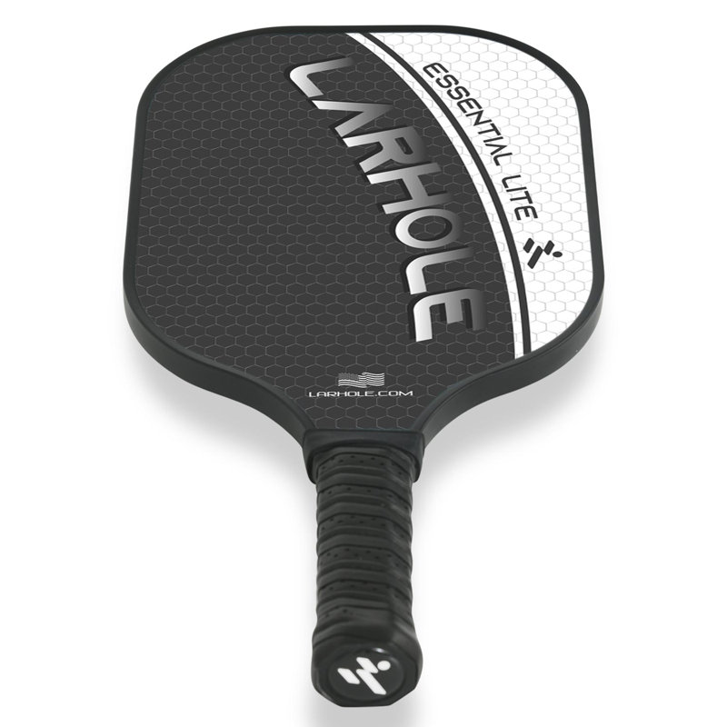 10mm Fiberglass Surface Pickleball Racket, Lightweight Pickleball Paddle W/polypropylene Honeycomb Core, Pattern Printing Layer, Cold Forming Technology