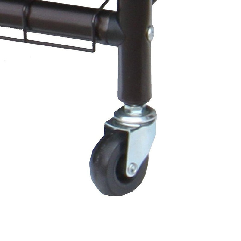 Bronze Metal Frame Laundry Sorter with Black Removable Bags