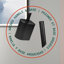 Porte-brosse de toilette arqué en métal 16 po avec base lestée et poils en silicone Acento, noir mat-110590274