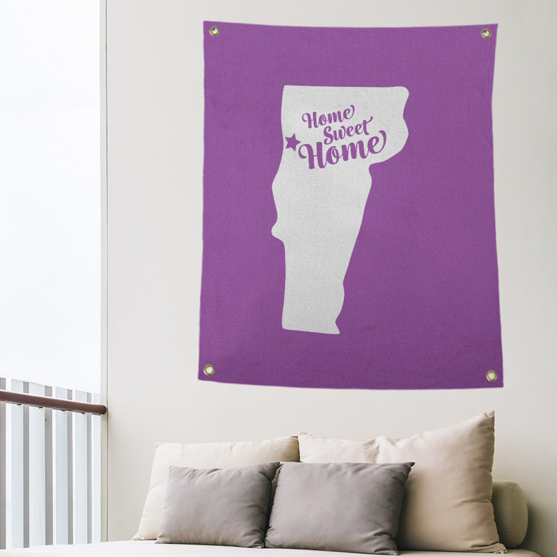 Tapisserie murale burlington doux pour la maison, H 36 po x l 26 po, Violet