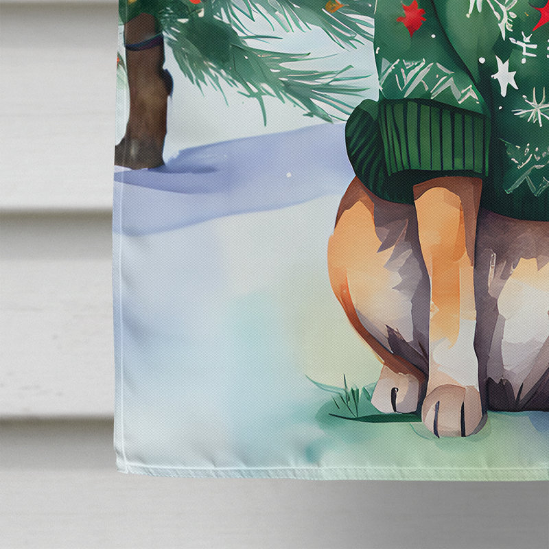 Double Sided Polyester Christmas, 40'' H x 28'' W