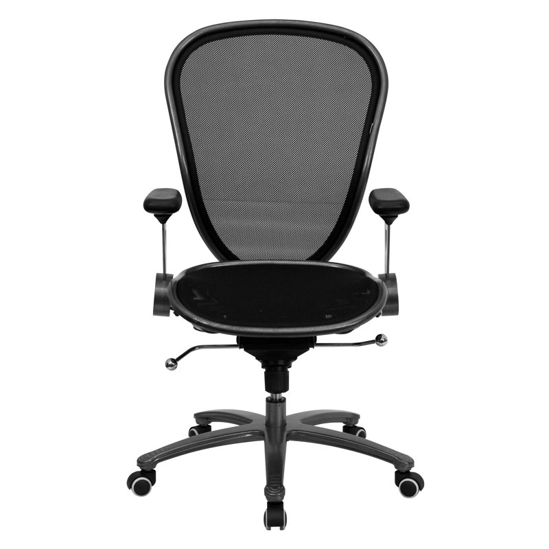 Mid-Back  Mesh Managerial Chair, Black