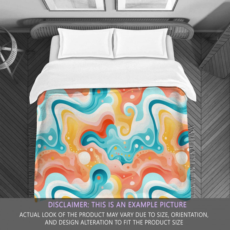 Édredon Vibrant Groovy Groovy Bedding, Grand édredon