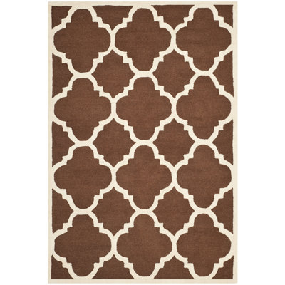 Cannen Hand Tufted Wool Geometric Rug