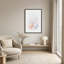Aquarelle sur toile, coquillages roses et bleus-1142689616