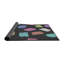 Tapis noir/rose à tisser électrique-1258422832