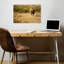 Majestic African Lion Contemporary Cat Lion Nature Wildlife Wall Art Print 1 Piece Wrapped Canvas Wall Art-1723538447