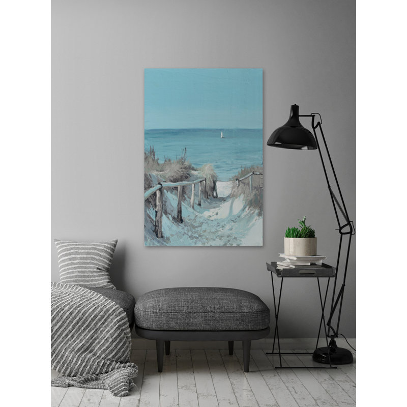 Blue Ocean - Wrapped Canvas Print, 61 cm H x 41 cm W x 3.81 cm D