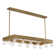 Etereo 14-Light Linear Chandelier in Spumante by Breegan Jane