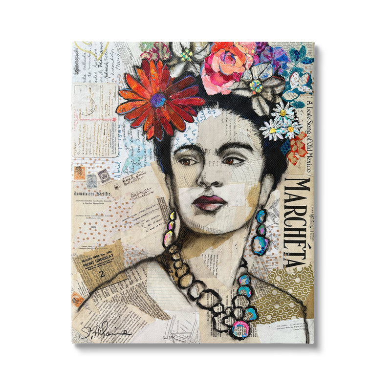 Dakota Fields Fabulous Frida Kahlo, H 30 po x l 24 po x P 1,5 po