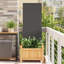 Vidaxl Garden Privacy Screen Silver 50 X 140 Cm Stainless Steel-121122342