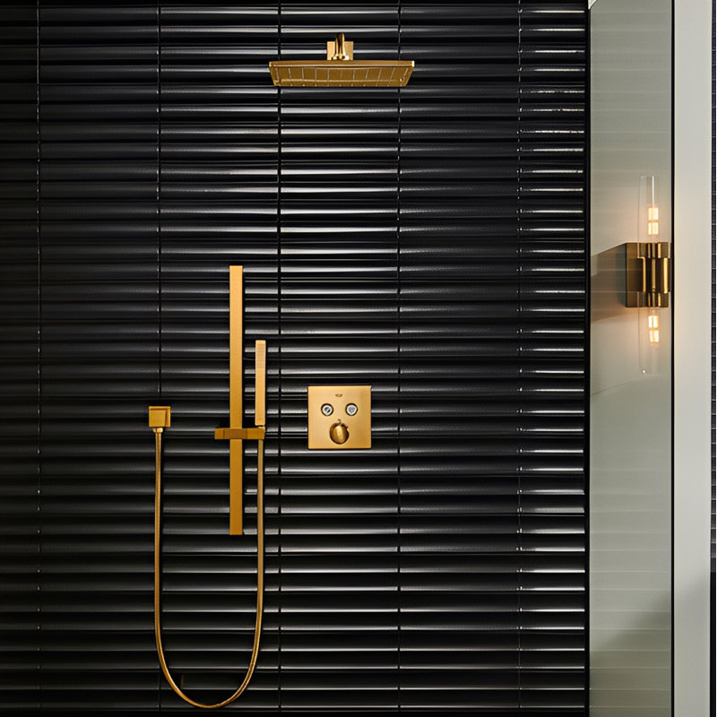 Ensemble de douche inverseur thermostatique 12 po